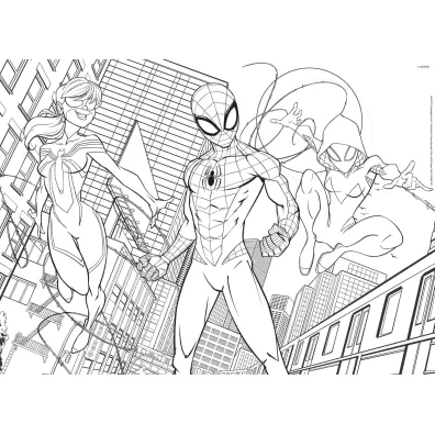 Puzzle pod�ogowe 60 el. Spiderman Lisciani