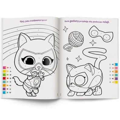 Disney SuperKoty. Kolorowanka wed�ug kodu