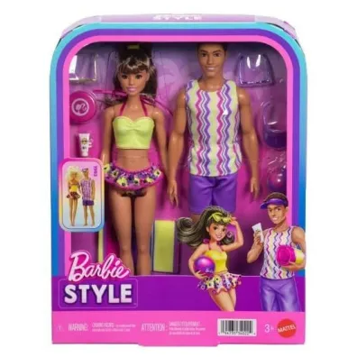 Barbie Barbie i Ken na pla�y Mattel