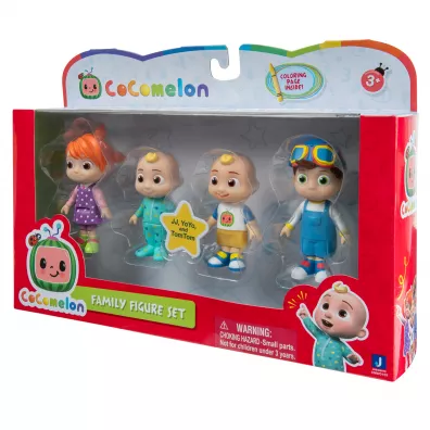 Cocomelon. Rodzina. Zestaw 4 figurek