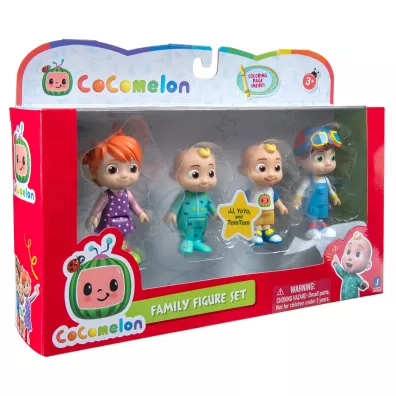 Cocomelon. Rodzina. Zestaw 4 figurek