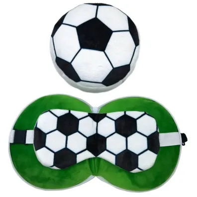 Puckator Pluszowa poduszka podr�na z opask� na oczy Relaxeazzz - Pi�ka