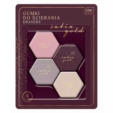 Interdruk Gumka do mazania Satin Gold 4 szt.