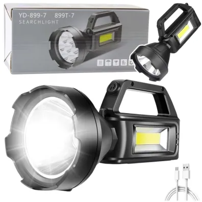 LeanToys Latarka turystyczna LED Reflektor 4 tryby