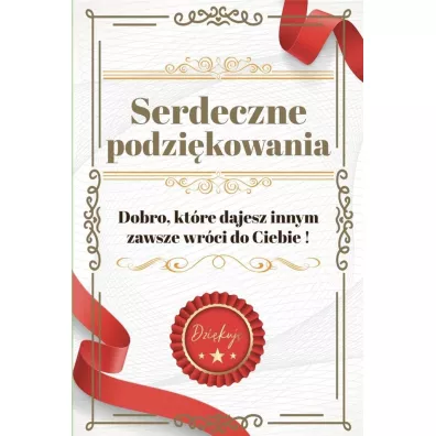 Yeku Karnet Podzi�kowania