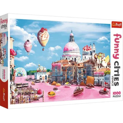 Puzzle 1000 el. Funny Cities. S�odycze w Wenecji Trefl