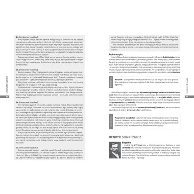 Opracowania lektur i wierszy. Szko�a podstawowa. Klasy 7-8. Zgodne z now� podstaw� programow� (od 2017/2018)