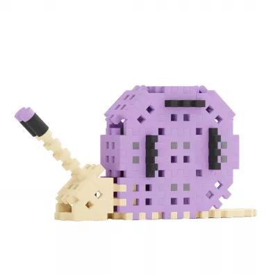Klocki konstrukcyjne Mini Waffle 50 element�w Nature �limak MARIOINEX 906101