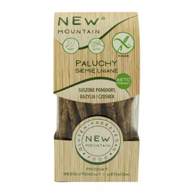 New Moutain Paluchy z siemieniem lnianym, pomidorami, czosnkiem i bazyli� bezglutenowe 200 g