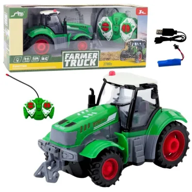 Traktor rolniczy R/C zielony 1:24 LeanToys