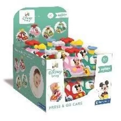 Disney samochodziki Press and Go! mix Clementoni