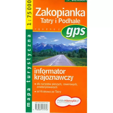 Zakopianka tatry i podhale informator krajoznawczy 1:75 000