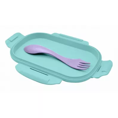 KIDS EUROSWAN Pude�ko �niadaniowe + sztu�ce, 21x14x6cm Sweet Dreams