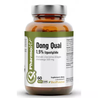 Pharmovit Dzi�giel chi�ski (dong quai) ekstrakt (500 mg) suplement diety 60 kaps.