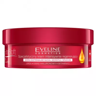 Eveline Cosmetics Extra Soft SOS specjalistyczny krem intensywnie regeneruj�cy do twarzy i cia�a 10% Urea 175 ml