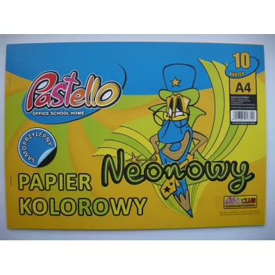 Alfa Pastello Papier kolorowy neonowy samoprzylepny