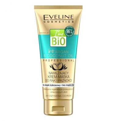 Eveline Cosmetics Professional regenerujący krem-maska do rąk i paznokci Bio Argan & Cocoonut Oil 100 ml
