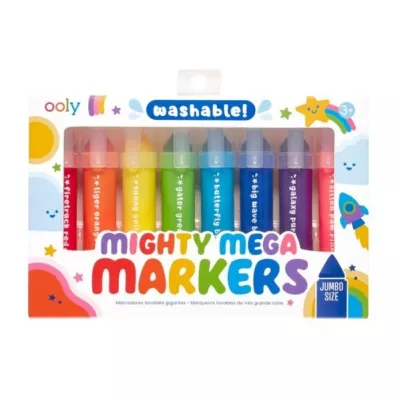 Ooly Flamastry zmywalne Mighty Mega 8 szt.