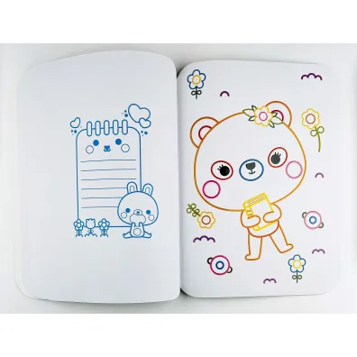 Kolorowanka Kawaii z grubym lakierowanym obrysem. Wiewi�rka