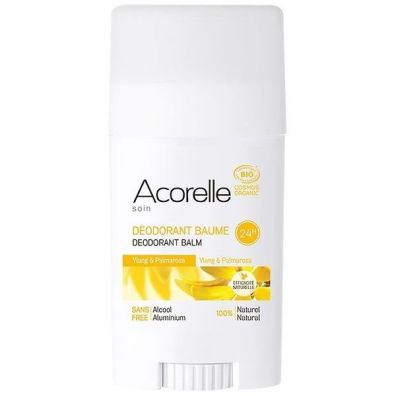 Acorelle Organiczny dezodorant w sztyfcie  – ylang i palmarosa 40 g