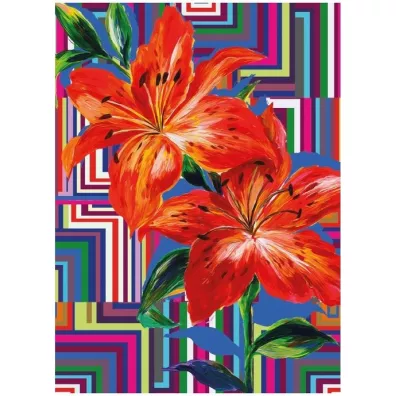 Museums & Galleries Karnet B6 z kopert� Floral Maze
