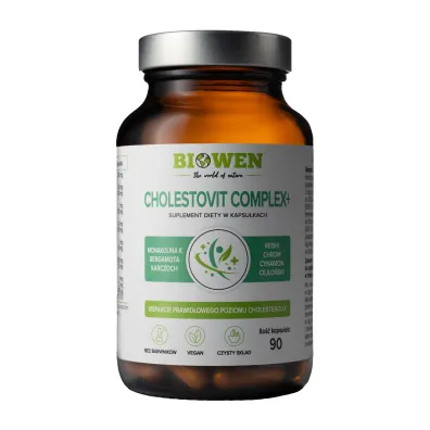 Biowen Kapsu�ki na prawid�owy poziom cholesterolu cholestovit complex+ Suplement diety 90 szt.