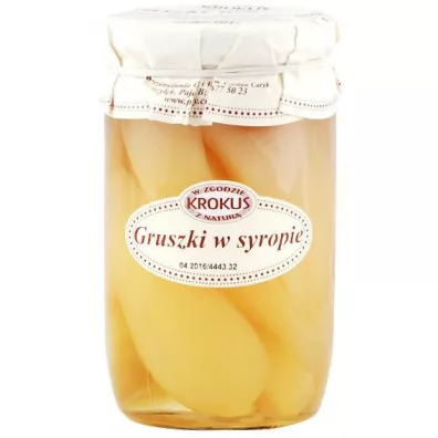 Krokus Gruszka w syropie 720 g