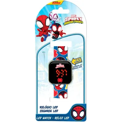 Zegarek LED z kalendarzem Spidey SPF4018