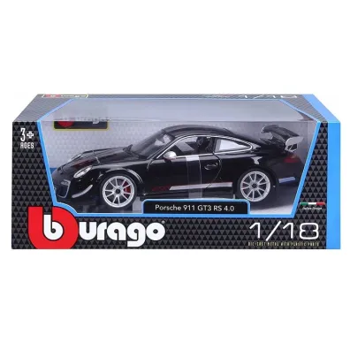 Porsche 911 GT3 RS 4.0 Black 1:18 BBURAGO