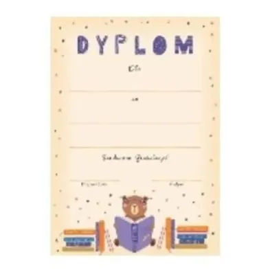 Henry Dyplom A4 Mi� czyta (25 szt)