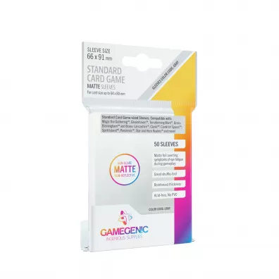Gamegenic Koszulki na karty Standard Card Game Sleeves Mat 66 x 91 mm 50 szt.