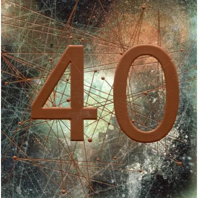 Museums & Galleries Karnet kwadrat z kopert� Urodziny 40