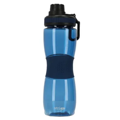 Bidon na wod� Strigo z gumowym uchwytem granatowy