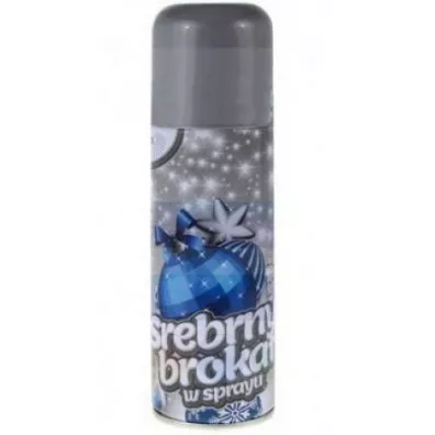 Brokat w sprayu srebrny 250ml