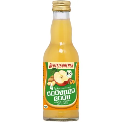 Beutelsbacher Shot na odporno�� jab�ko - imbir - kurkuma - acerola 200 ml Bio