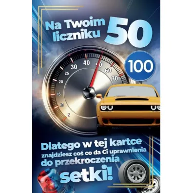 Yeku Karnet Prawo Jazdy 50 urodziny m�skie