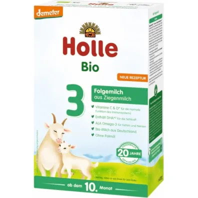 Holle Mleko kozie 3 nast�pne dla niemowl�t po 10 miesi�cu demeter 400 g Bio