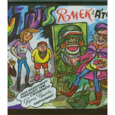 Tytus, Romek i A’Tomek jako warszawscy powsta�cy z 1944 z wyobra�ni Papcia Chmiela narysowani - Henryk Jerzy Chmielewski
