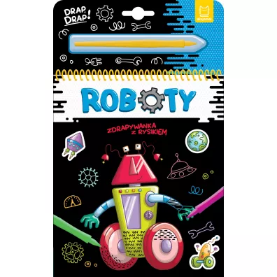 Roboty. Zdrapywanka z rysikiem - Agata Kaczyska