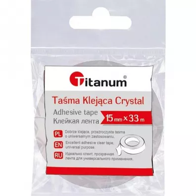 Titanum Ta�ma klej�ca Crystal 15mm x 33m