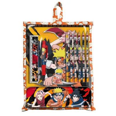 KIDS EUROSWAN Zestaw pi�mienniczy Naruto 12 el. NA00012