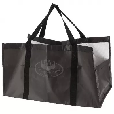 Esschert Design Torba na drewno kominkowe czarna rPET 20 l