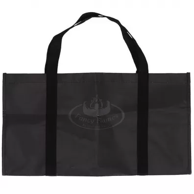 Esschert Design Torba na drewno kominkowe czarna rPET 20 l