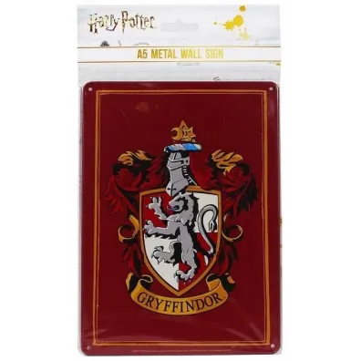 Half Moon Bay Harry Potter Tabliczka metalowa Herb Gryffindoru