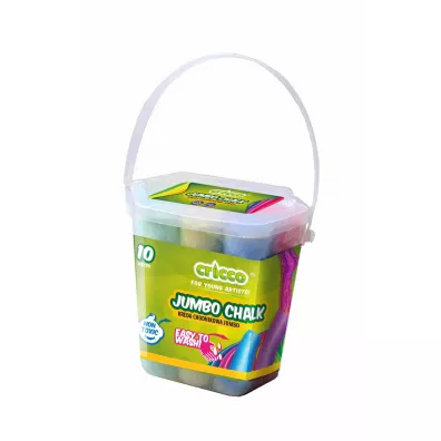Cricco Kreda kolorowa Jumbo w wiaderku 10 szt.