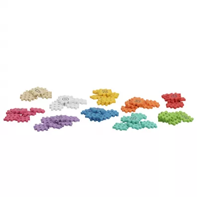 Klocki konstrukcyjne Mini Waffle 60el Edu Kostki Matematyczne MARIOINEX 906408