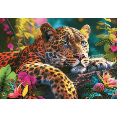 Puzzle 500 el. Reclining Leopard CherryPazzi