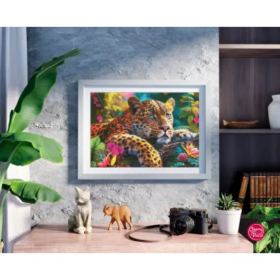 Puzzle 500 el. Reclining Leopard CherryPazzi