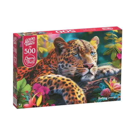 Puzzle 500 el. Reclining Leopard CherryPazzi