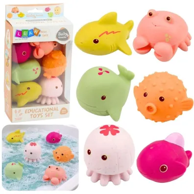 Zestaw do k�pieli zwierz�ta morskie LeanToys